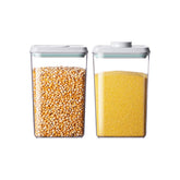 EQI front packaging with lids showing clear containers and pantry organization benefit