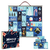 ERTIUANIO assembled advent calendar front view shows festive design and daily anticipation