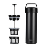 ESPRO front view showing matte meteorite finish and compact portability benefit