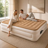 Etto queen front view showing full 18-inch raised bed and comfort