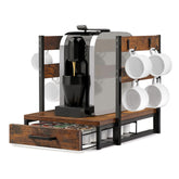 Evermagin front view of assembled K Cup holder showing neat pod storage and space savings