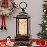 Eyrosa front view showing vintage bronze frame and soft glow benefit: instant holiday atmosphere