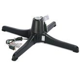 EZCHEER front view of rotating tree stand showing stable base and low profile