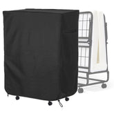 Falezern front view of cover on a folding bed showing full protection and neat appearance