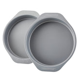 Farberware front packaging showing two 8-inch GOLDEN BAKE pans and benefits