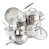 Farberware front packaging showing set contents and polished finish, durable value