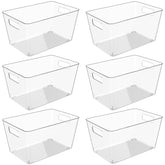 Faryuan front view showing six clear bins for easy kitchen organization