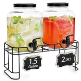 FavorFlavor front view on metal stand showing elegant serving benefit