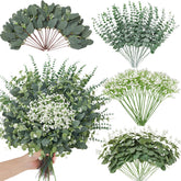 Faylifeway front packaging showing full 120-piece greenery set for easy styling