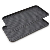 FDGARDEN tray front view showing full footprint and protective lip benefit