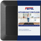 FEATOL front view of mat showing full surface and clean finish for comfort