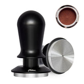 FEILAIR front view of 54mm tamper showing ergonomic handle and base benefit consistent tamp