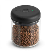 Fellow Atmos front glass jar showing clear contents and elegant design benefit