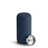 Fellow Carter Move 12 oz front view showing sleek stainless steel finish and profile preserving taste
