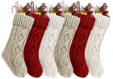 Fesciory front view of six stockings showing set and colors for easy selection