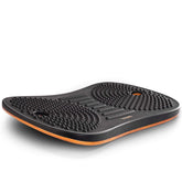 FEZIBO front view showing slim obsidian black board and stable stance benefit