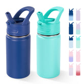 Fijinhom front view showing blue and green bottle benefits portability