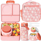 Fimibuke bento box front view showing compartments and leakproof benefit