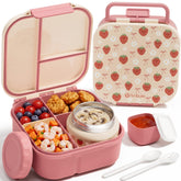 Fimibuke front packaging showing full lunch set and organized layout, promotes convenience