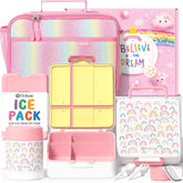 Fimibuke front view of full packed lunch set showing convenience