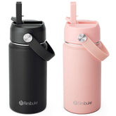 Fimibuke front view showing bottle pattern and durable steel for kid appeal