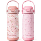Fimibuke front view of 18oz bottle showing colorful design and durable finish