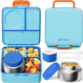 Fimibuke front view showing closed lunchbox and secure latches for leakproof transport