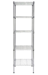 Finnhomy front view of five-tier rack showing storage capacity and organization