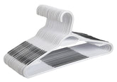 Finnhomy front view of 50-pack hangers showing compact organization benefit