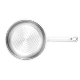 Fissler front packaging showing stainless steel pan and brand quality