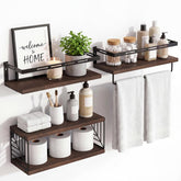 Fixwal front view over toilet showing compact storage and tidy organization
