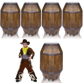 Fjoron front packaging showing four pirate barrel props and easy setup benefit