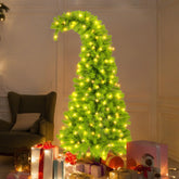 FLAGLY front view of 5ft tree showing full shape and festive presence