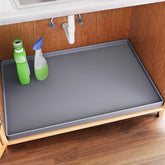 FLATO front view of dark gray mat showing full coverage and protection