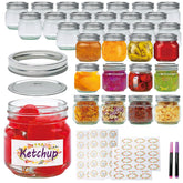Flrolove front packaging showing 30-pack jars and lids, organized storage benefit