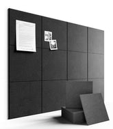 Fluxynara front packaging showing charcoal felt tiles and clean look benefit