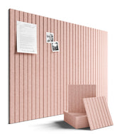 Fluxynara front packaging showing pink modular felt tiles and included accessories for easy setup