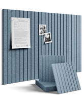 Fluxynara dusty blue front view showing clean modular pin board and neat organization