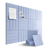 Fluxynara front view showing soft periwinkle tiles and neat layout, enhances workspace