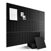 Fluxynara front view of assembled 48x36 felt board showing clean organization benefit