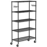 Folews front view showing five-tier packed storage and organized benefit
