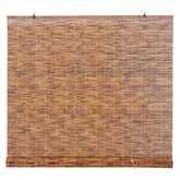 FOREVER BAMBOO front view shows coffee reed blind aesthetic and curb appeal