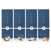 Foton front packaging showing all four scent boxes and gift-ready presentation