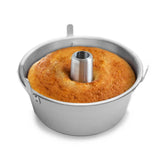 Fox Run front view tube pan showing ring and base for easy release