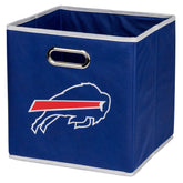 Franklin Sports Buffalo Bills front view showing team logo and tidy storage benefit