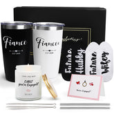 Frerdui gift box front view showing complete engagement set and present-ready packaging benefits
