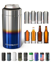 Frost Buddy burnt titanium front view showing sleek finish and durable insulation