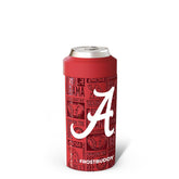 Frost Buddy front view with Alabama Crimson Tide 3D logo, shows team pride and insulation