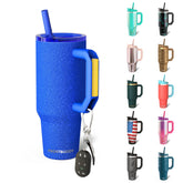 Frost Buddy front view showing Royal Glitz finish and 40oz capacity benefit
