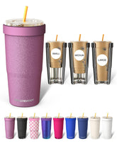 Frost Buddy front view of Aurora 30oz tumbler highlighting shape and color